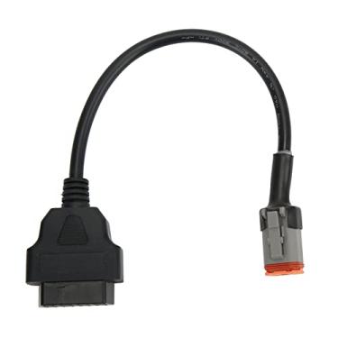 Imagem de KIMISS Adaptador de Cabo de Diagnóstico Obd2 para Motocicleta, 4 Pinos a 16 Pinos, para Leitor de Código Elm327, Conector de Scanner para Motocicletas de 12-24v