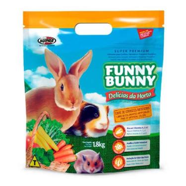 Imagem de Ração para coelho,porquinho da india e hamster FunnyBunny 1,8kg - SUPR
