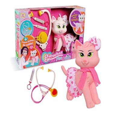 Imagem de Brinquedo Gatuchas Pet Menina Veterinária - Adijomar