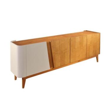 Imagem de Buffet Rubia - Madeira Maciça 2,00m com 4 Portas - Távoli Decor - Tavo