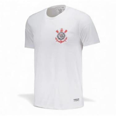 Imagem de Camiseta Corinthians Brasão Bordado Licenciado Coimbra-Masculino