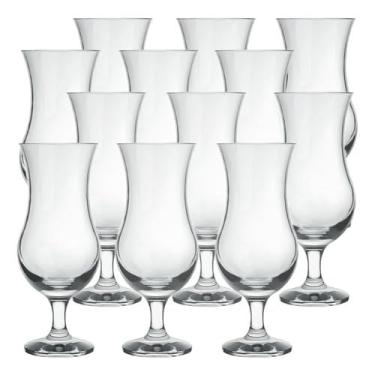 Imagem de Jogo de Taças de Coquetel Vidro 355ML - Alto Resistente para Bar, Restaurante e Casa, Disponível em 4, 6 ou 12 Unidades para Vodka e Aperol (04 PEÇAS)