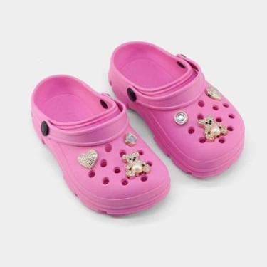 Imagem de Sandália Babuche Luelua Menina Cross C/Pingente 25048-Feminino