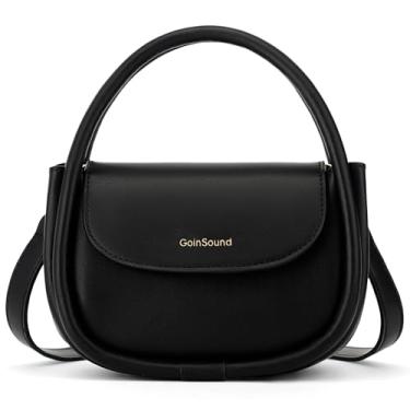 Imagem de Goinsound Bolsa tiracolo pequena para mulheres: Bolsas de ombro - Mini clutch feminina confortável bonita para o trabalho