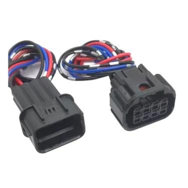 Imagem de SSXLSMYXGS 1/5/10/20 Conjuntos 8 Pinos À Prova D 'Água Masculino Feminino Farol Chicote de Motor Elétrico 6189-7423 6181-6850 SSXLSMYXGS(8p male female,1 set)