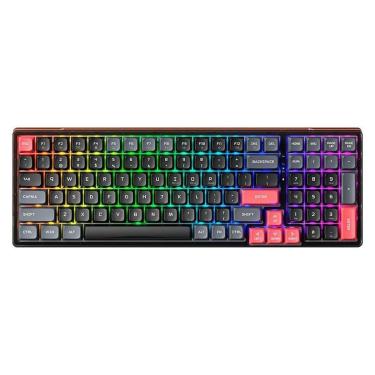 Imagem de Teclado Mecânico Gamer Machenike K600-B100 Lite, Switch Brown, RGB, Hot-Swappable-Unissex