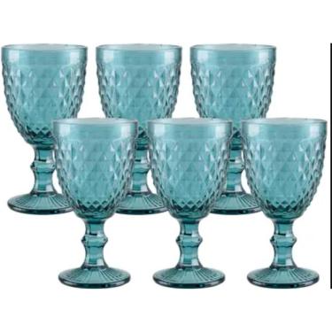 Imagem de Jogo de Taças Luxx Ellegance 330ml 6 und Cristal Green Metalizado