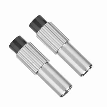 Imagem de Pissente Tampa do Ajustador do Freio da Bicicleta Leve e Durável Conector Cabo Freio Em Liga de Alumínio para Bicicleta de Montanha e Estrada Cores Preto Vermelho e Titânio 1 Par (Ti Cor)