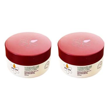 Imagem de Kit 3 Mascara Que Restaura E Com Brilho Doce Raiz 200g De Extrato De Batata Doce