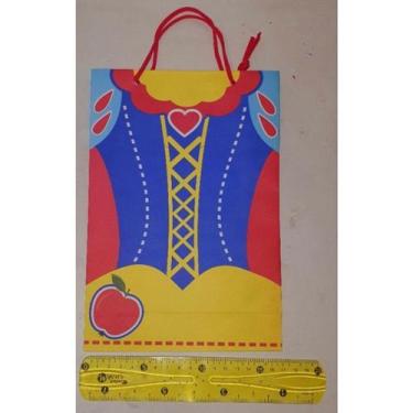 Imagem de 10 Sacolas Temáticas Lembrancinha Festa Branca De Neve. - sacola papel