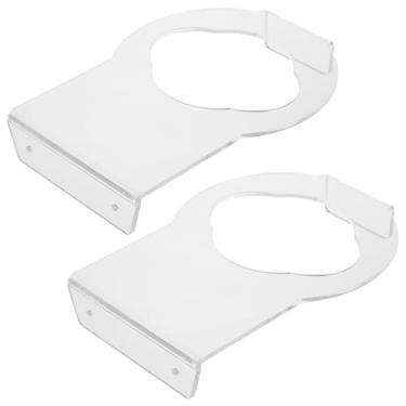 Imagem de UPKOCH 2 peças de suporte de parede organizador de bola de basquete rack de armazenamento para futebol futebol vôlei rúgbi acrílico transparente