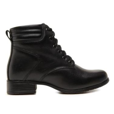 Imagem de Bota Feminina Couro Inverno Botina  60703 - Le Sportiff, Preto, Femini