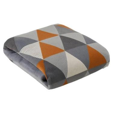 Imagem de Manta Microfibra Estampada Casal 180X200 Admirare - Losango