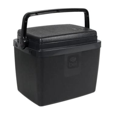 Imagem de Mini Caixa Térmica 6L Preta Até 8 latas de 350ml BelFix