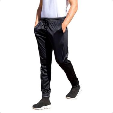 Imagem de Calça Jogger Masculina Skinny Elástico na Barra 101 - KSA, Preto, G