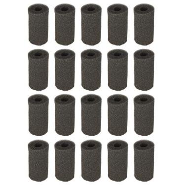 Imagem de Aramox 20 Pçs Aquário Esponja Filtro Tubo Entrada Protetor Capa de Alta Densidade Esponja Filtro Manga para Peixes Com Fácil Instalação Segura (Médio (pequeno furo))