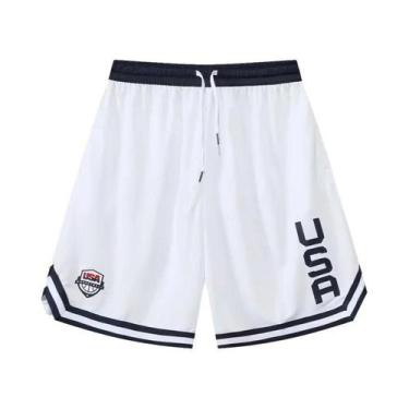 Imagem de Shorts Masculinos De Basquete Com Caimento Solto E Bolsos Para Treino 
