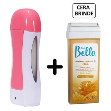 Imagem de Kit Aquecedor Depilador Depilação Cera Roll On - Depilol