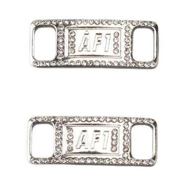 Imagem de Acessórios Coloridos De Strass Para Tênis AF1: Decorações De Diamante 