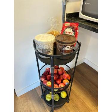 Imagem de Organizador Multiuso com Rodas 360 para Cozinha - K80