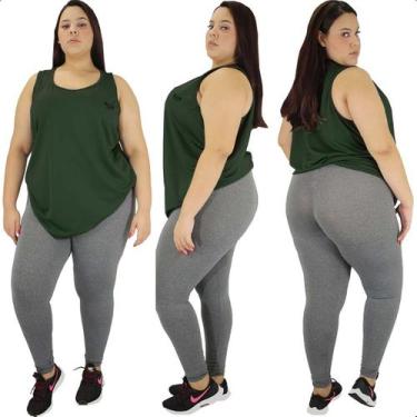 Imagem de Regata Feminina Dry Fit Plus Size Fitness Academia - Princess Clothing