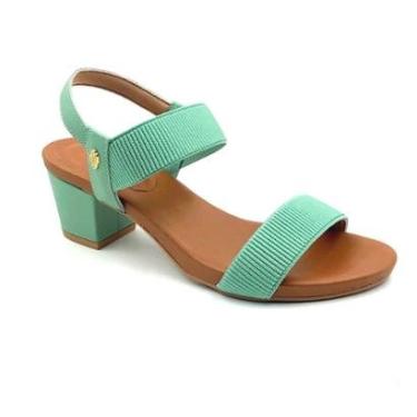 Imagem de Sandália Usaflex Salto Bloco Tiras Elásticas 8204-Feminino