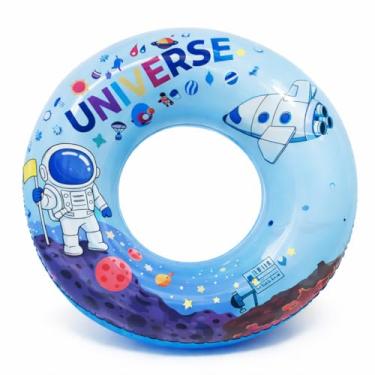 Imagem de Boia Infantil Redonda para Piscina e Praia | Estampas Divertidas | Tema Infantil (Astronauta)