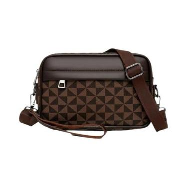 Imagem de Bolsa Masculina De Couro PU Para Negócios, Moda, Viagem, Pochete, Bols