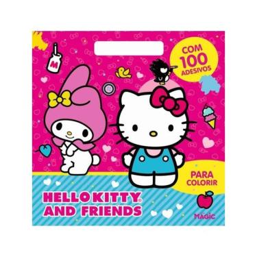 Imagem de Hello Kitty - Colorir Com Alça E 100 Adesivos