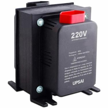 Imagem de Auto Transformador Conversor Voltagem 750va Upsai 110/220v