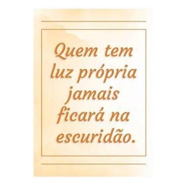 Imagem de Quadro Decorativo Luz Própria Tam 20x30cm Alta Qualidade - ARTSIM