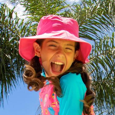 Imagem de Chapéu Infantil Proteção UV Pink Neon Everly-Feminino