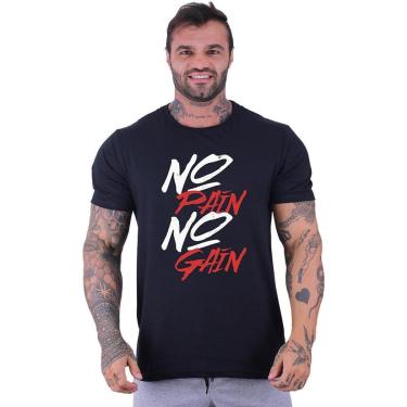 Imagem de Camiseta Tradicional Manga Curta MXD Conceito No Pain No Gain-Masculino