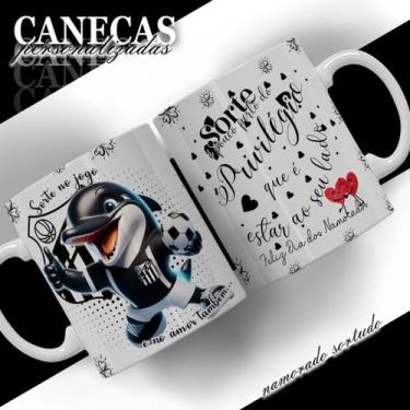Imagem de Caneca personalizada futebol NAMORADO SORTUDO 325ML - ABRAKADABRA33, 1