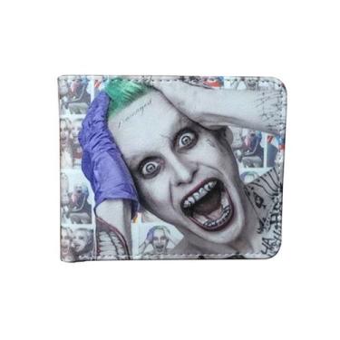 Imagem de Carteira, bolsa de moedas, couro, dobrável, Jokers Knight Anime - Yiwe