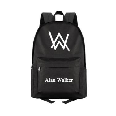 Imagem de Mochila Kids School Alans Walkers com impressão 3D de algodão e poliés
