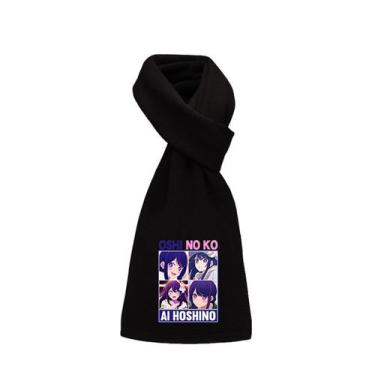 Imagem de Lenço de pelúcia Oshis NO KO Anime Winter Pashmina Shawl 117,5 x 13,5 