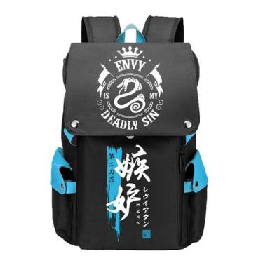 Imagem de Mochila Seven Deadly Sins Meliodas Cartoon Kids Nylon 34x21x48cm - Yiw