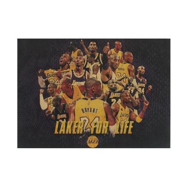 Imagem de Imagem de arte de parede de pôster Kobe Bryant Anime Art 51x35,5 cm - 