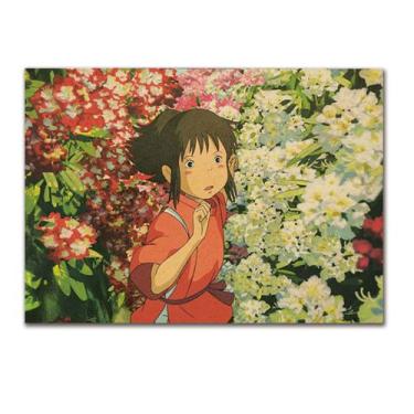 Imagem de Pôster Oginos Chihiros Anime Art 51,5x36cm em papel - yiweisai