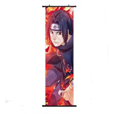 Imagem de Pôster de pintura de parede em tela Uchihas Itachis Anime 25x75cm - yi