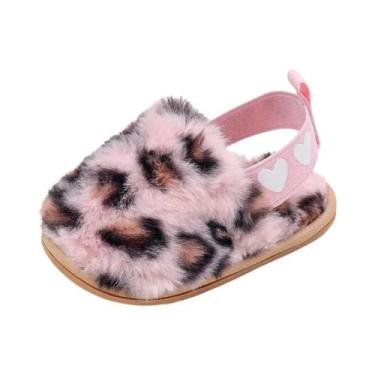 Imagem de Chinelos De Inverno Unissex Em Pelúcia, Calçados Macios Para Caminhada