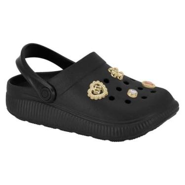 Imagem de Sandália Molekinha Clog - Infantil - Preto - 3536, Preto, 35/36