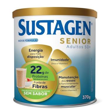 Imagem de Sustagen Senior Complemento Alimentar 50+ Sem Sabor Lata 370g