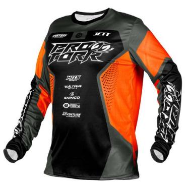 Imagem de Camisa Adulto Motocross Pro Tork Hero 2026 Em poliéster de Gola Redond