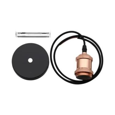 Imagem de Lâmpada Pendente Vintage Retro Edison E27 Com Base De Rosca Em Alumíni