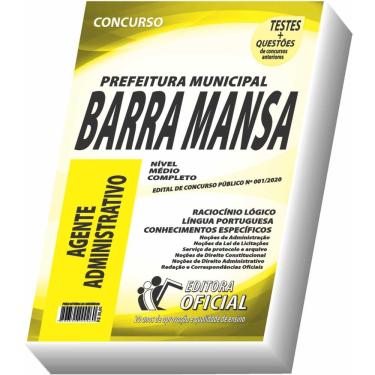 Imagem de Apostila Prefeitura De Barra Mansa - Agente Administrativo