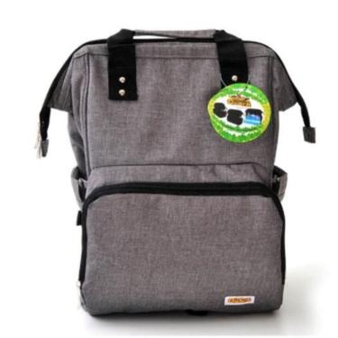 Imagem de Mochila Maternidade Turminha Guara Cinza