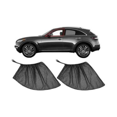 Imagem de Cortina De Tela UV Para Carro, Proteção Solar Para Janela Lateral, Red