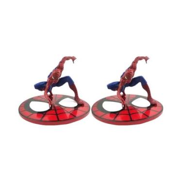 Imagem de Figuras De Ação Em PVC Do Marvel Comics: Homem De Ferro, Homem-Aranha,